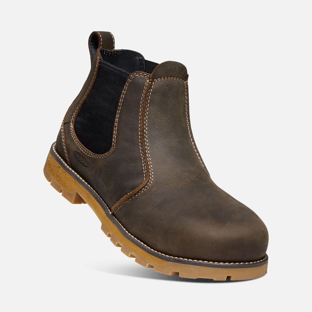 Botte de Travail Keen Homme Marron | Seattle Romeo (Aluminum Toe) | RQAWF-9834